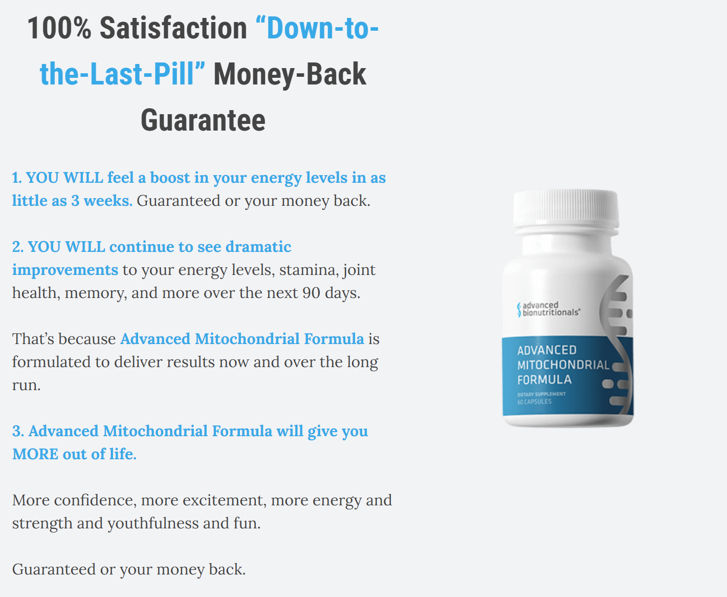 Advanced Mitochondrial Formula - Cellular Energy & Vitality Support