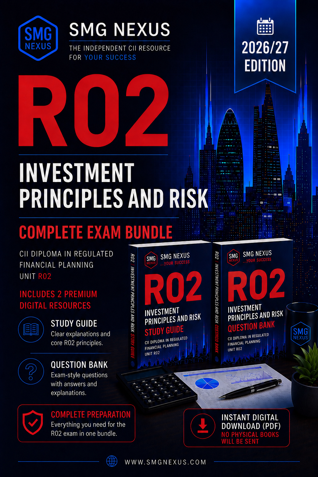 SMG Nexus R02 Investment Principles & Risk - Complete Exam Bundle (2026/27Edition)