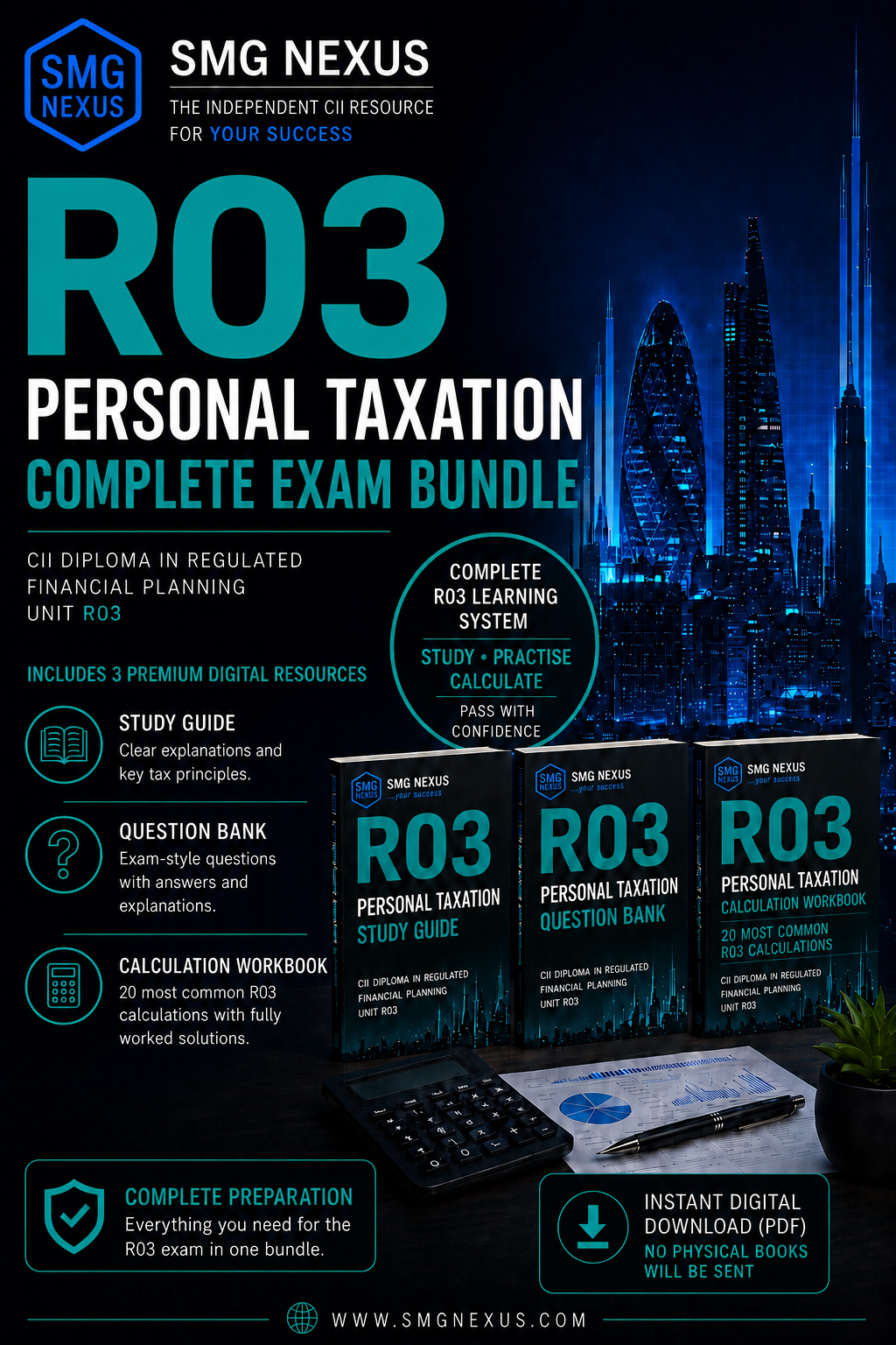 SMG Nexus R03 Personal Taxation Complete Exam Bundle - 2026/27 Digital Edition