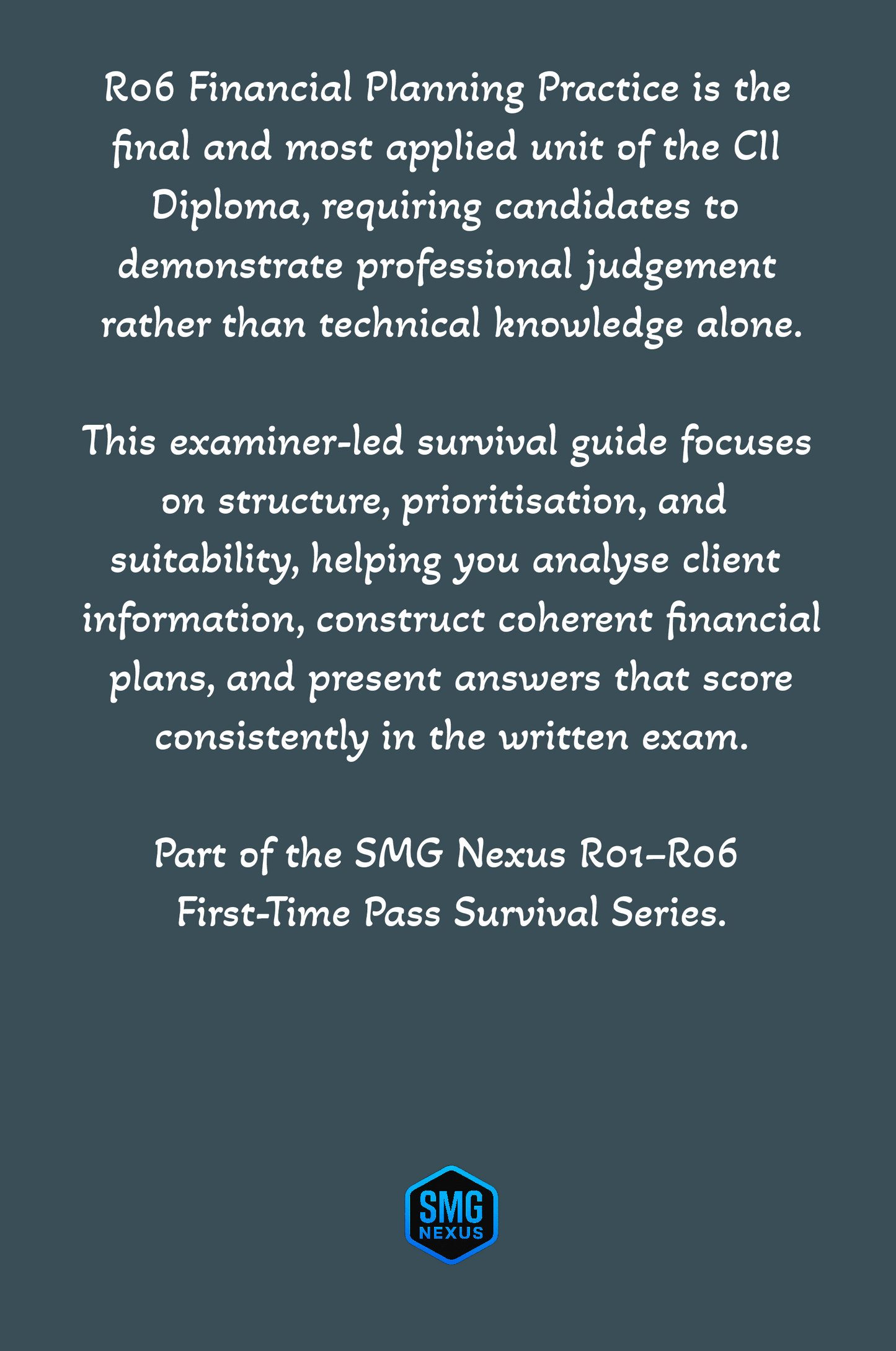 R06 Financial Planning Practice - First-Time Pass Survival Guide